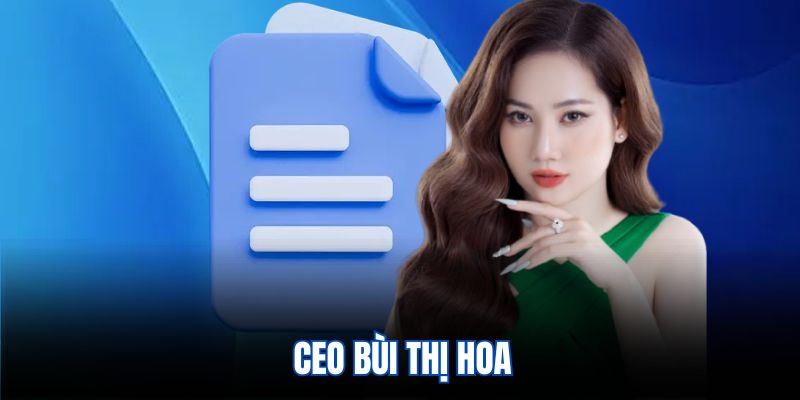 CEO Bui Thi Hoa